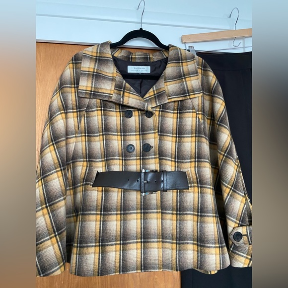 Tahari 2 piece suit with cape style belted jacket. Tags still attached to pants. - Picture 2 of 6